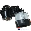 Permanent magnet brushless DC motor differential set with gearbox for remote control lawn mower