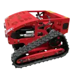 Tracked remote control lawn mower