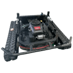 China remote control tank crawler lawnmower for sale